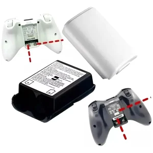 Portapilas Control Xbox 360